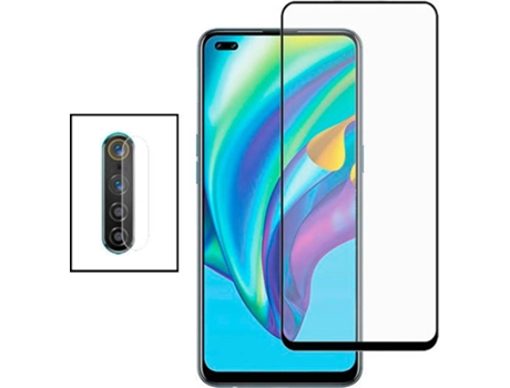 Kit Protector de Cámara Trasera Realme 6 PRO PHONECARE y Cristal Templado 5D Full Cover