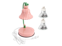 Rebe-lámpara Calientevelas Regulable Con 2 Bombillas Rosa Para Decoración Hogar 110-240v Enchufe Eu Fuente De Luz 220v
