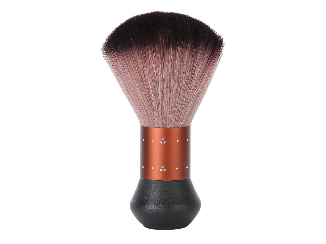 Pincel Para Limpiar Pelo Residual En Cuello Y Rostro Con Fibra Suave Y Mango Ergonómico