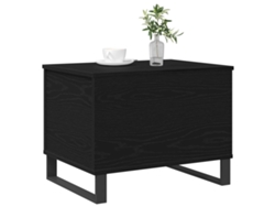 Mesa de centro HARLANV1 en roble negro, 60x44,5x45 cm.
