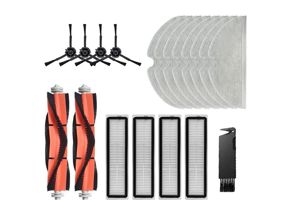 Para Dreame Bot L10 Pro Aspiradora Robótica cepillo principal desmontable Filtro de Cepillo Lateral fregona trapo accesorios para aspiradoras