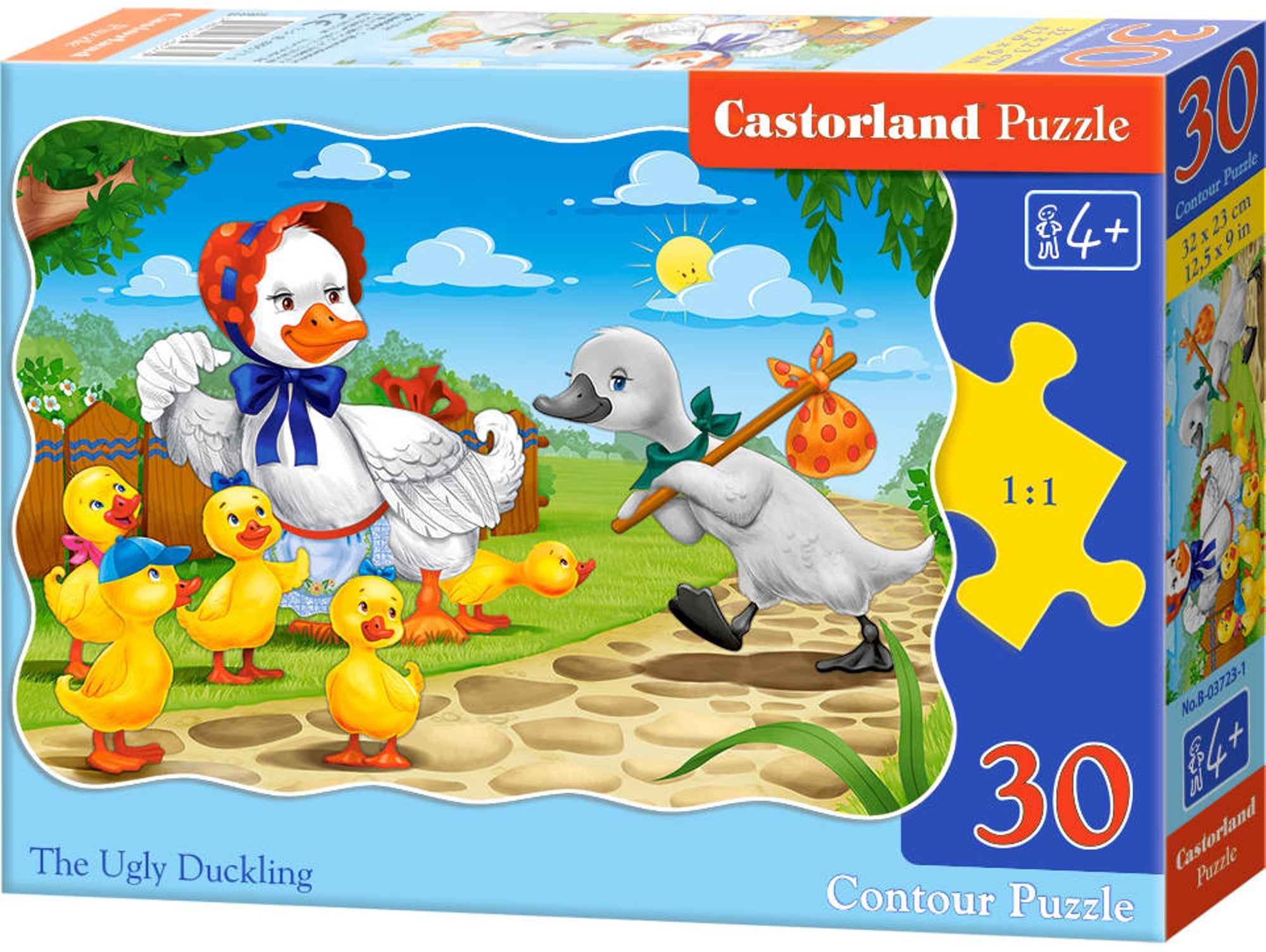 Puzzle CASTORLAND The Ugly Duckling (30 Piezas)