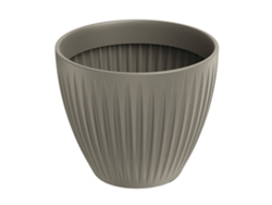 Jarron Redondo Rotomoldeado Well Home Latia Ø40x33 Mocca