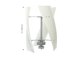 Generador eólico de 100 W de capacidad, instalación versátil, OEM blanco