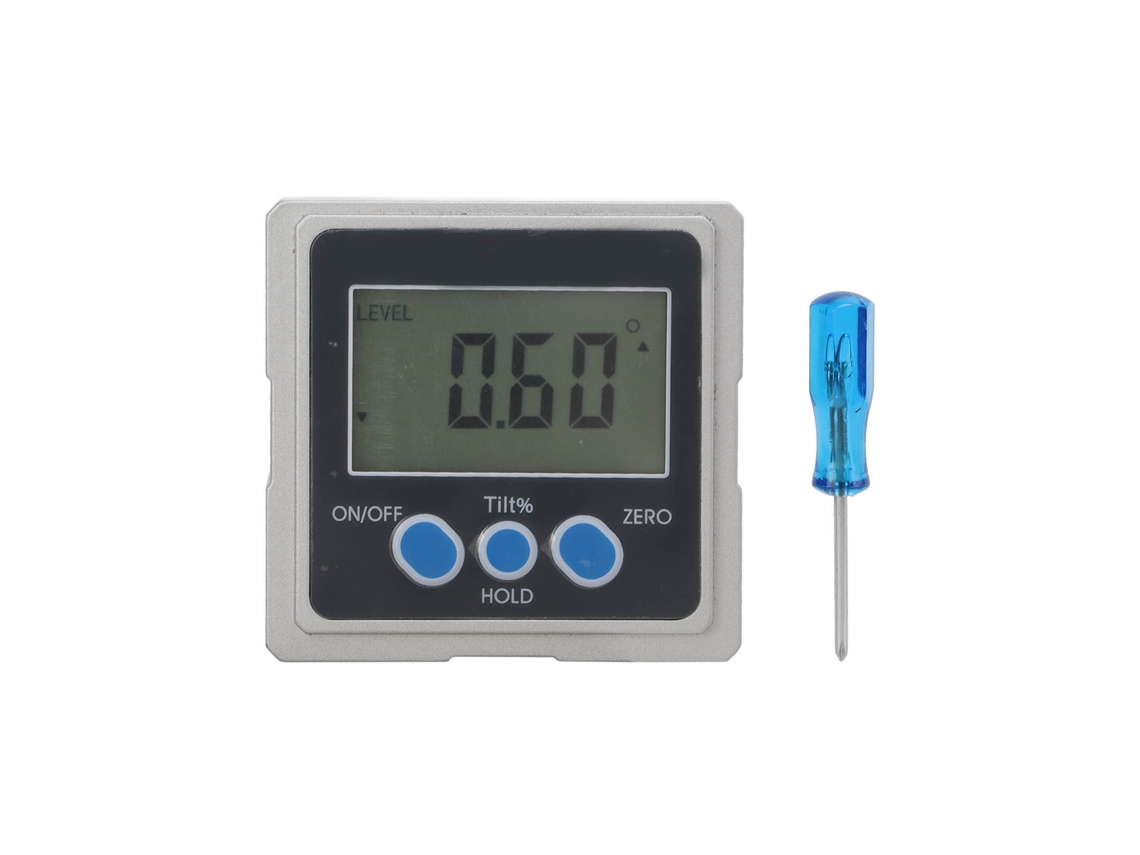 Nivel Digital Con Pantalla Magnética, Protector De Ángulo De 4x90 Grados, Inclinómetro, Medidor De Ángulo Digital