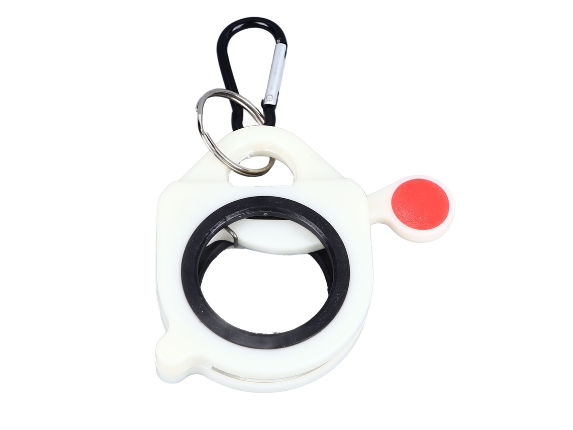 Organizador De Bridas De Abs Blanco, Ligero Y Reutilizable, Para Uso Doméstico En Interiores Y Exteriores.