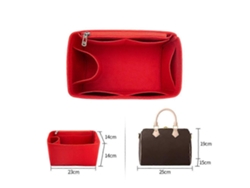 Accesorios para bolsos duraderos, organizador de viaje, bolsillo interior con solapa, inserto de fieltro para monedero