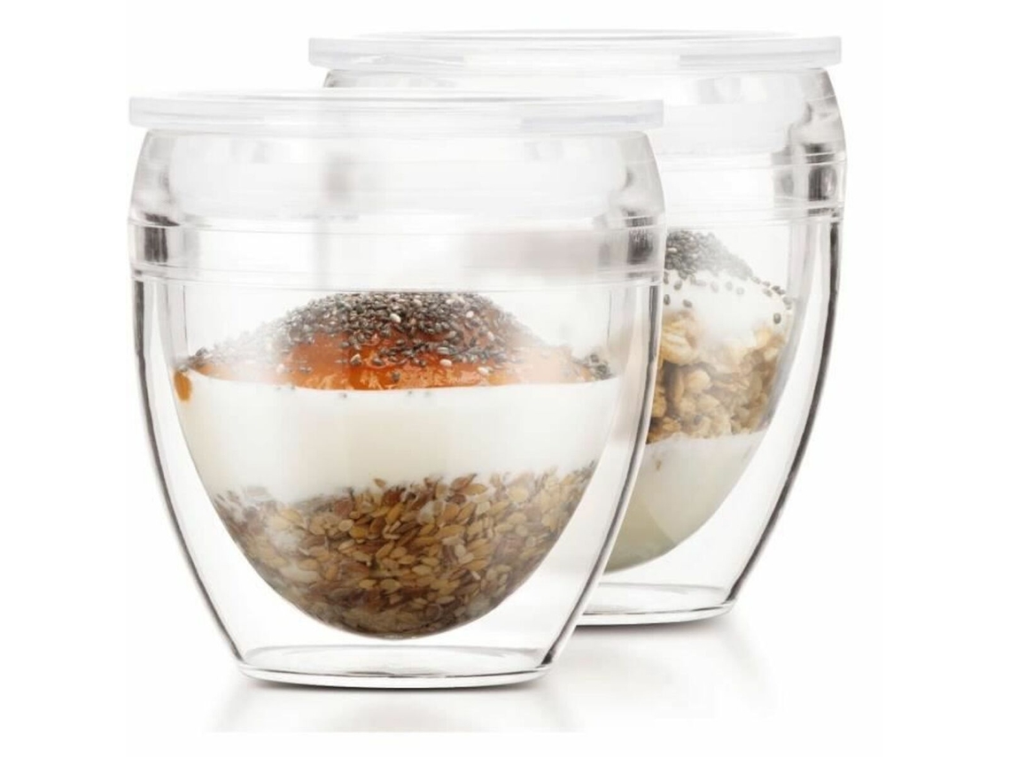 Set De Vasos Bodum Transparente Plástico (2 Unidades)