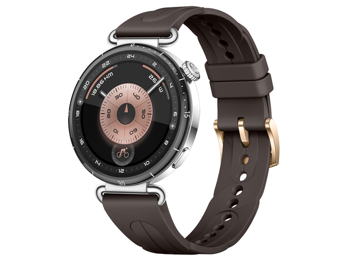 Correa universal de silicona de 18 mm para Huawei Watch GT6 marrón HEXINYIGJLY