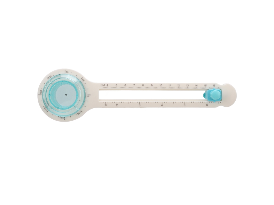 Cortador De Círculos Ajustable Para Scrapbooking Herramienta De Corte Circular Manual 360 Grados 8cm Diámetro