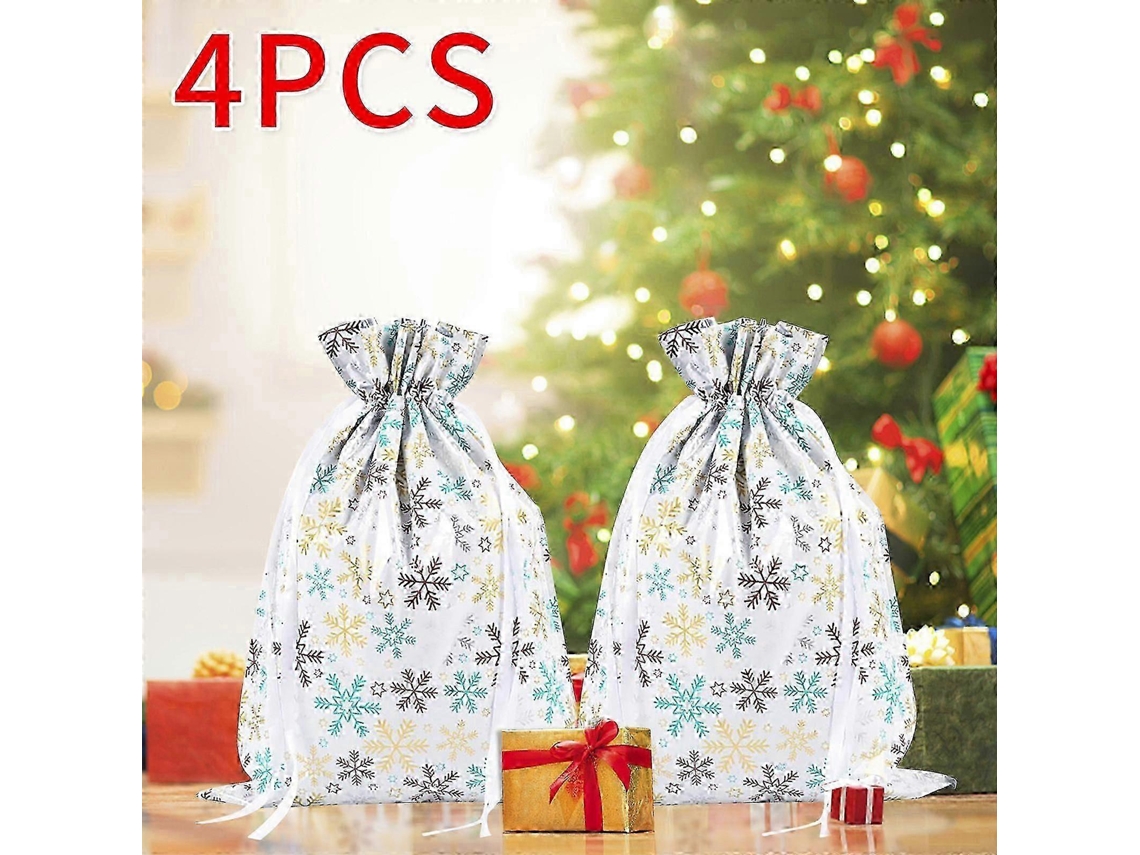 Calendario de Adviento navideño, bolsa de regalo navideña con cordón, bolsa de regalo navideña de aluminio Nostalgia88