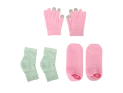 Guantes, calcetines, almohadillas para los pies, cremas hidratantes, eliminar la piel agrietada
