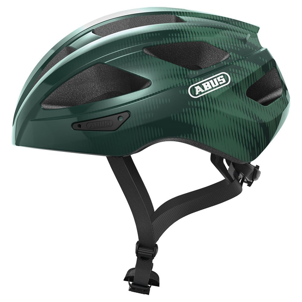 Abus Macator Casco de bicicleta unisex verde opal green s n plato carretera cinch direct mount 5236