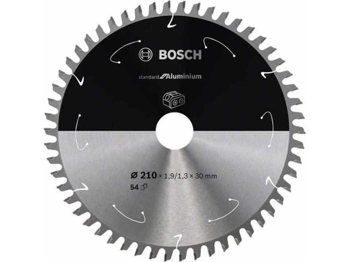 Disco de Sierra Circular BOSCH Standard para Aluminio Para Sierras a Batería 210x1.9/1.3x30 T54