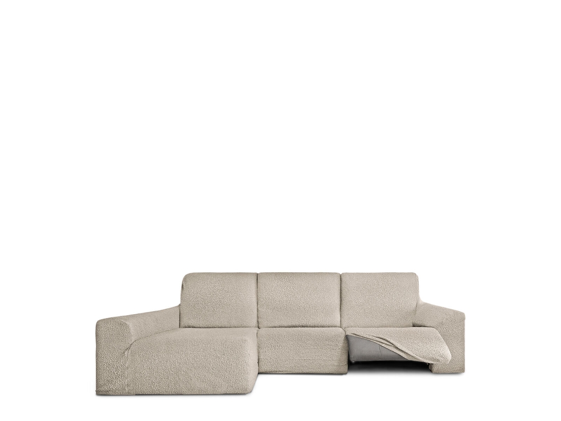 Funda para chaise longue de brazo largo izquierdo EYSA ROC Blanco 180 x 120 x 360 cm