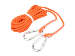 Mali corda de Escalada Estática 8mm Laranja para Treinamento de Força Escalada em Montanhas Equipamento de Segurança Outdoor