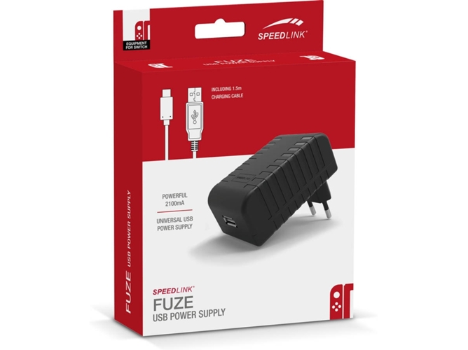 Cable de Alimentación SPEEDLINK Fuze para Nintendo Switch (USB)