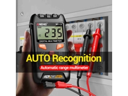 Mini Multímetro Digital De 1999 Cuentas Con Detección Ncv E Identificación Automática. Probador De Voltaje Y Resistencia Ca/cc.