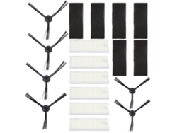 Kit De Repuestos Para La Aspiradora Robot Ilife A6, A4 Y A4s: Cepillos Laterales Y Filtros Hepa.