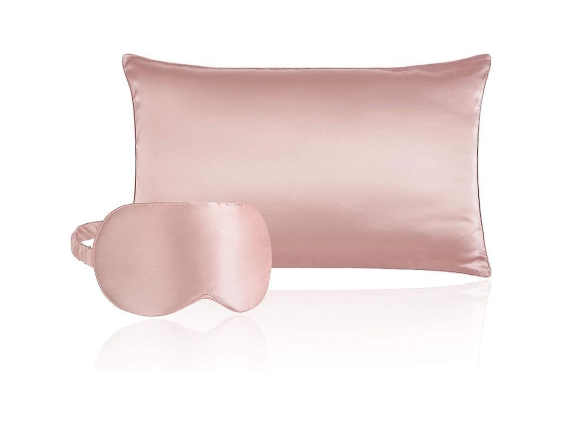 2026-funda De Almohada De Seda De Morera 100% Grado 6a Con Máscara Para Ojos, Suave Y Transpirable