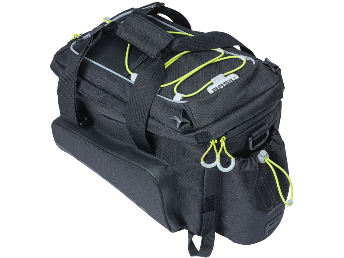 Bolsa BASIL Miles Poliester Lima Reflectantes (Negro)