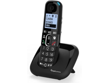 Teléfono Fijo AMPLICOMMS Bigtel 1500 Negro