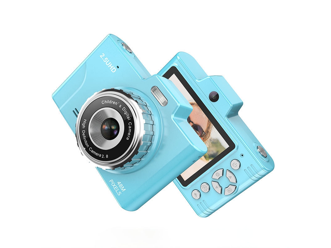 Cámara compacta Cámara Estudiante 2.8'' Pantalla Ips Regalo 32 Gb Azul