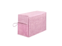 Funda protectora para máquina de coser doméstica con bolsillo, compatible con la mayoría de las máquinas de coser estándar, 46x32x21cm MDUG (rosa)