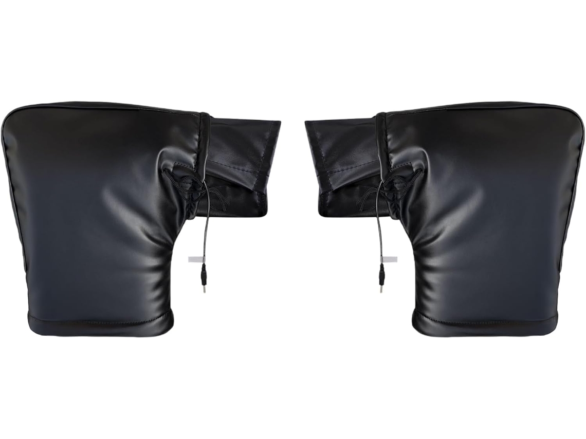 Pu Os Calefactables Para Manillar De Motos Nieve Guantes Cortavientos Ciclismo Invierno En Scooters Quads Y