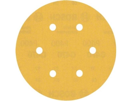 Lija BOSCH Expert C470 con 6 Orificios para Lijadoras Excéntricas - 150 mm - G 400 - 50 Un