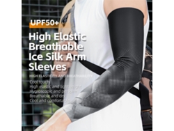 Mangas Protectoras Transpirables De Seda Helada Con Protección Uv50+ Para Ciclismo Y Deportes De Verano.