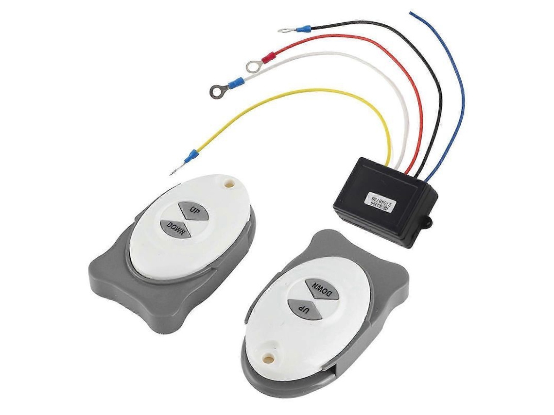 Control Remoto Inalámbrico Para Cabrestante De Ancla De Barco, 2 Transmisores, 12 V, Ip67