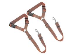 Cinturón de seguridad ajustable para perros con protector elástico, arnés para mascotas. GOKOCO