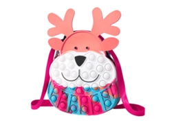 Ats-bolsa Monedero Elfo Navideño Push Bubble Silicona Juguete Antiestrés Portátil Regalo Para Niñas