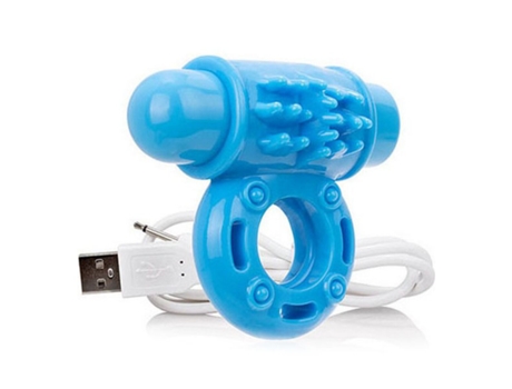Anillo Vibrador para el Pene The Screaming O Charged Owow Azul