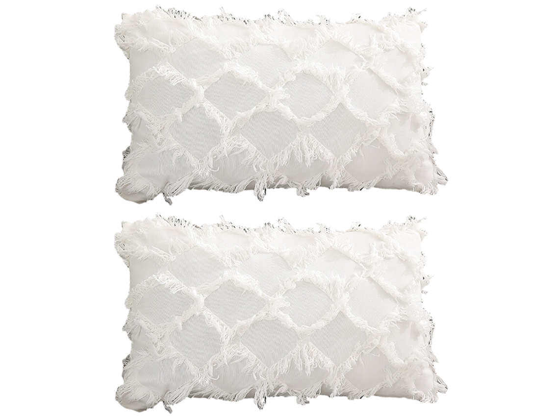 Juego De 2 Fundas De Almohada Modernas, Cierre Invisible, 30 X 50 Cm