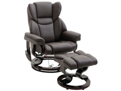 Sillón reclinable con reposapiés, función de masaje giratoria de 360°, bolsillo lateral, sillón cómodo para un salón moderno.