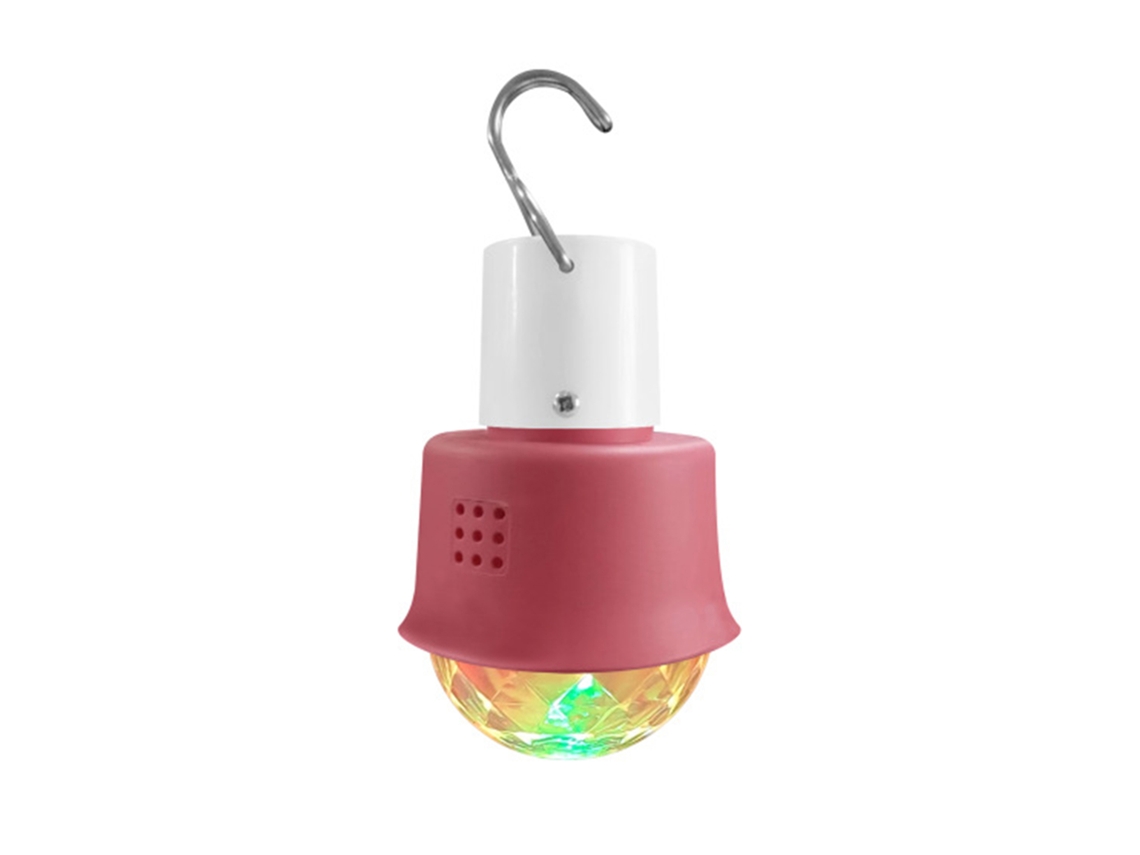 Bombilla LED 2026 recargable por USB, mini RGBW, luz ambiental portátil con control por voz, bajo voltaje 5V 4W