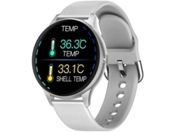 Reloj inteligente Yizhood para hombre con monitor de actividad física, frecuencia cardíaca y sueño (gris)