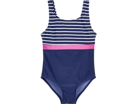 Traje UV de Niña PLAYSHOES Bañador Pieza Protección Azul (4/5 años)