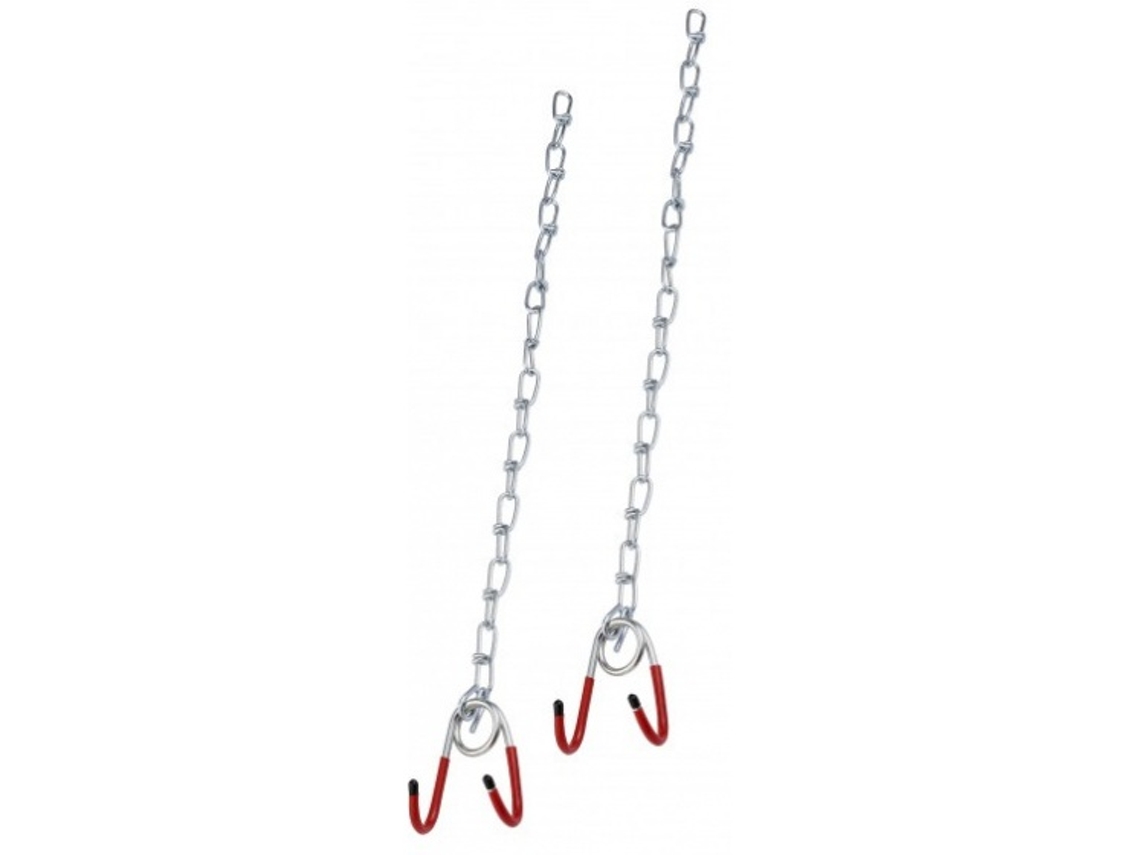 Hanging brackets with hooks red / silver 2 pieces SIMSON