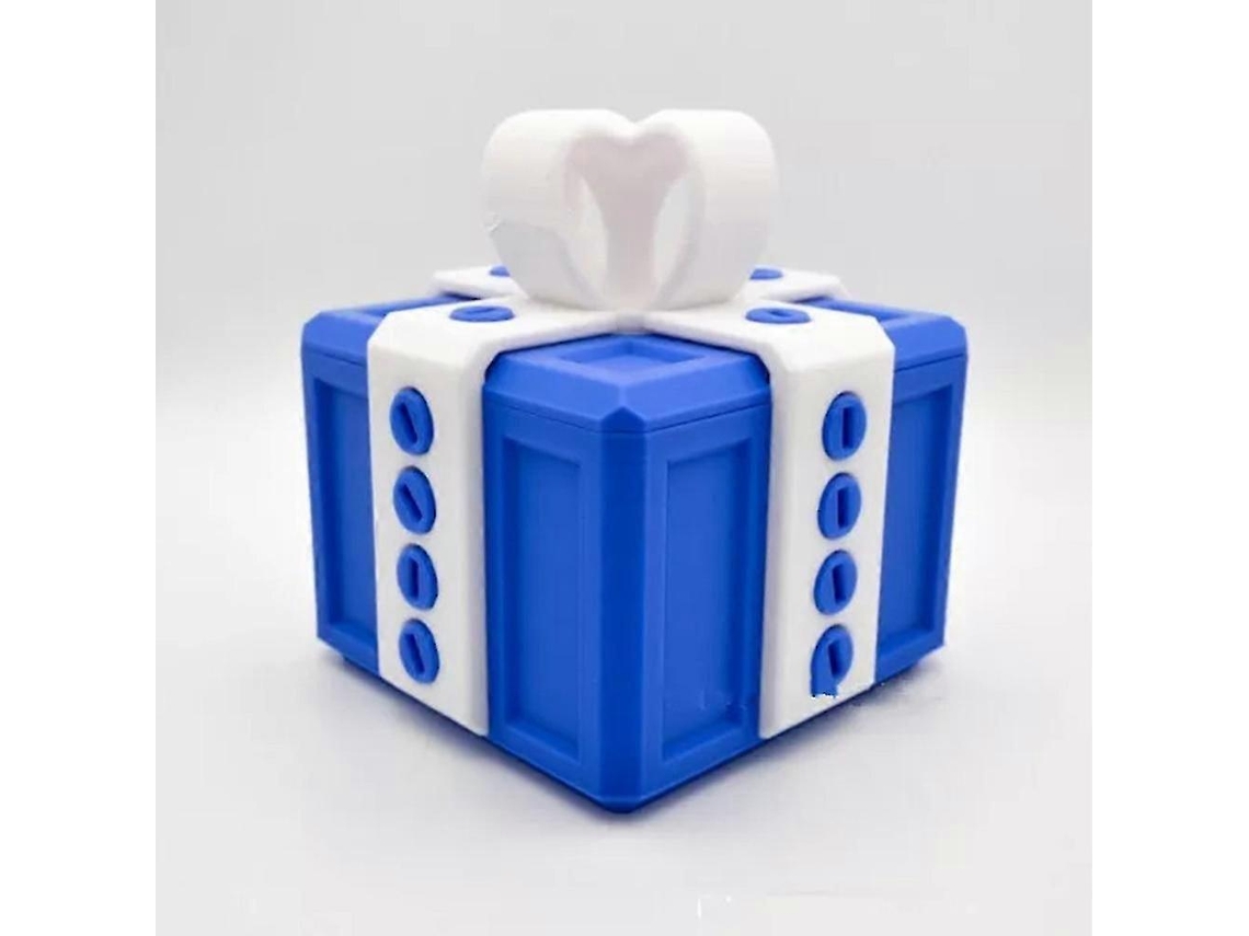 Caja de regalo 3D con tornillos, caja de regalo con almacenamiento giratorio Rosewell