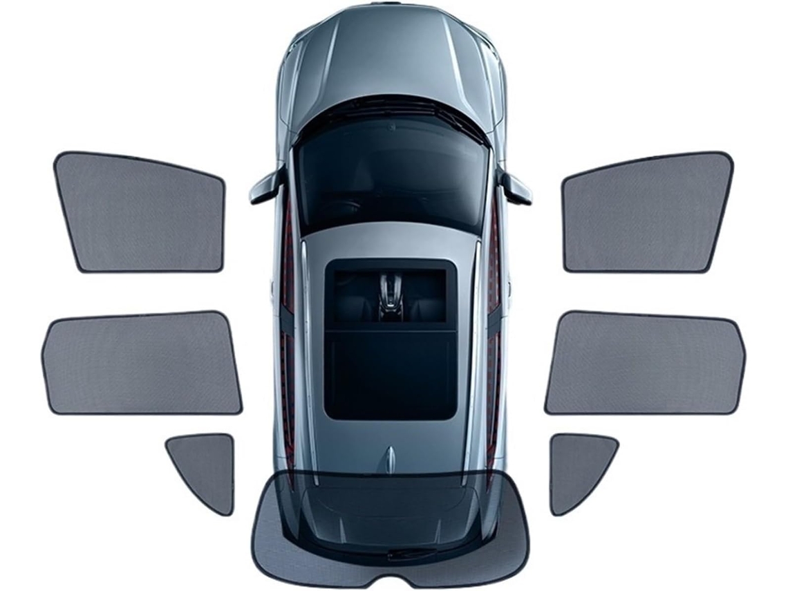 Parasoles Delanteros Y Traseros Para Viajes De Verano Jaguar Xjl 2016-2019. Cortina Privacidad (ventanas