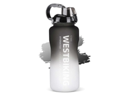 Botella De Agua Deportiva Con Pajita Para Camping, Senderismo, Ejercicio Al Aire Libre, Botella De Plástico De Gran Capacidad Rosewell