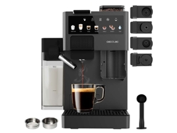 Cafetera de cápsulas Cecotec Freestyle Grind Latte. 1400 W, 20 bares, multicápsulas, 40 g de café en grano, molinillo cónico, 1,6 l