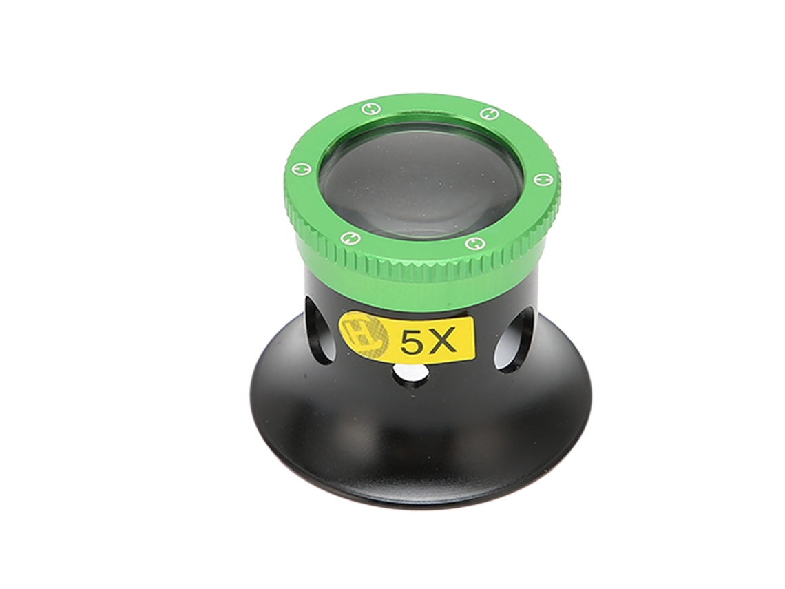 Lupa De 5 Aumentos Con Lente De Zafiro, Aleación De Aluminio Resistente Al Desgaste, Para Relojes, Joyas Y Antigüedades.