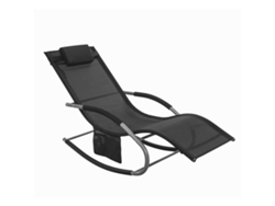 Mecedora, silla de jardín, silla de jardín para exterior Ogs28 Sch Sobuy