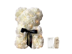 Set De Regalo Romántico De Osito De Peluche Con Rosas Artificiales Para San Valentín