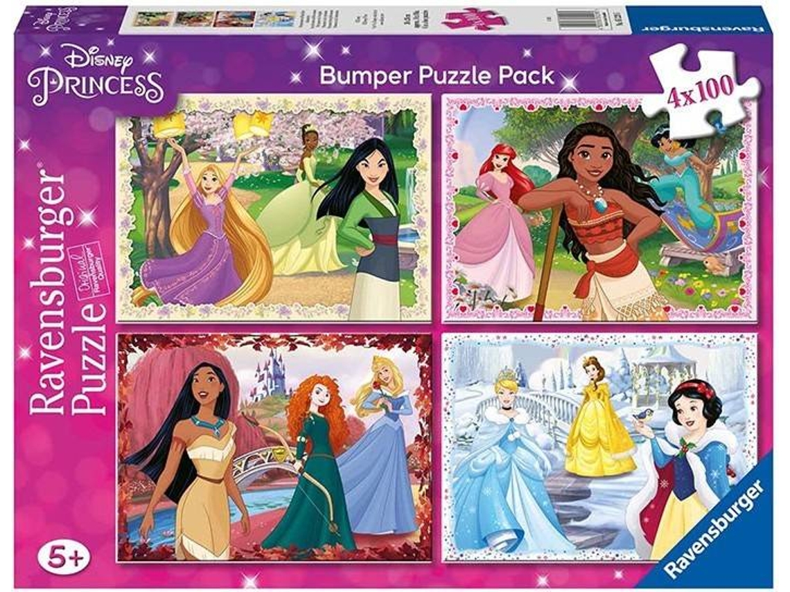 Puzzle DISNEY Princess Puzzle 4X100P DISNEY Princess (Edad Minima: 6 Anos)