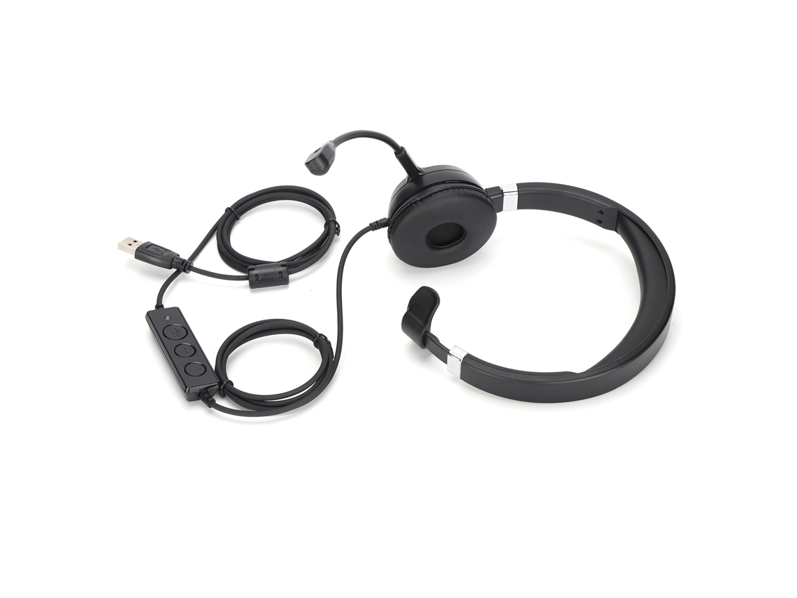 Auriculares USB CHABERLU con micrófono y control de audio
